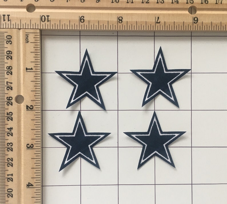 DALLAS COWBOYS Iron-on No Sew Fabric Appliques | Etsy