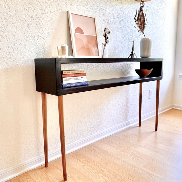 Mid Century Entry Table - Etsy