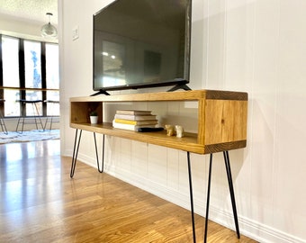 Tv Table / Media Table / Tv Stand hand-made in Austin, Texas!