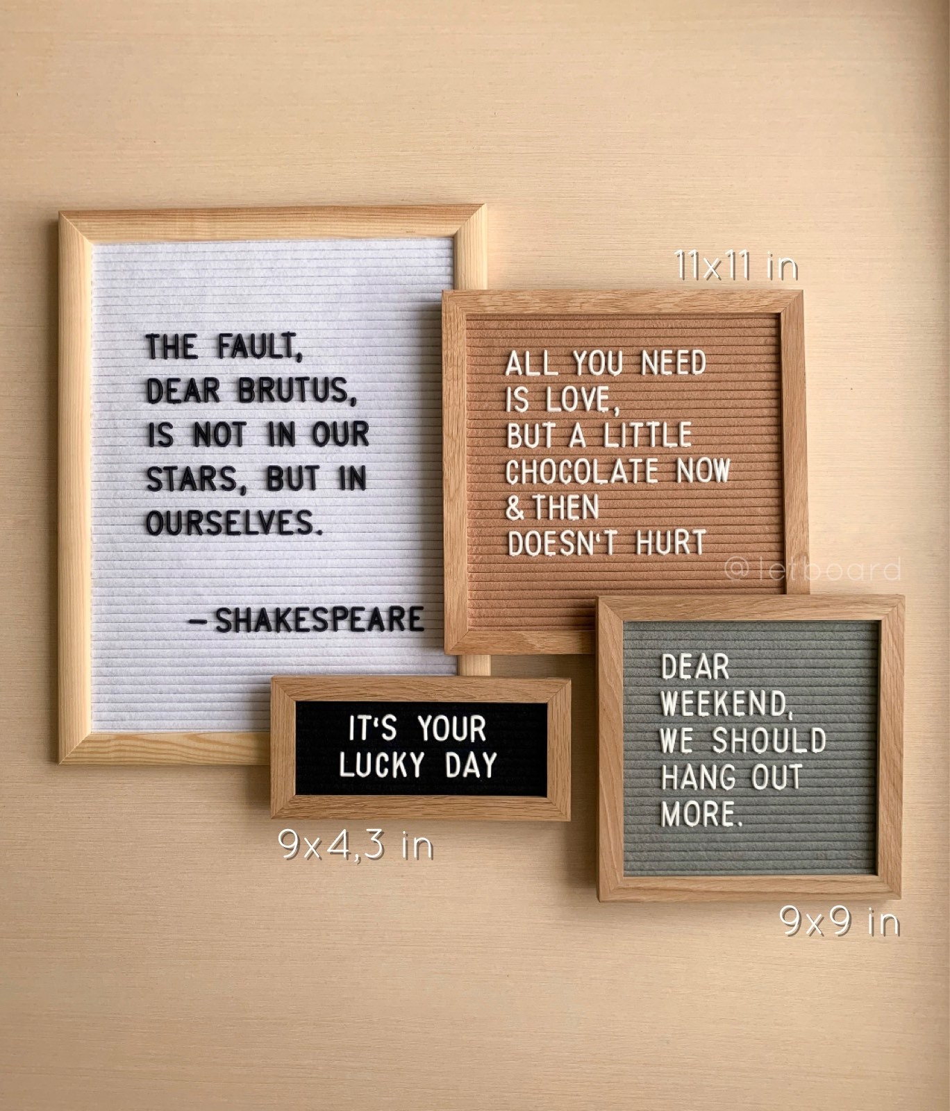 Mini Felt Letter Board Small Letter Board Announcement | Etsy