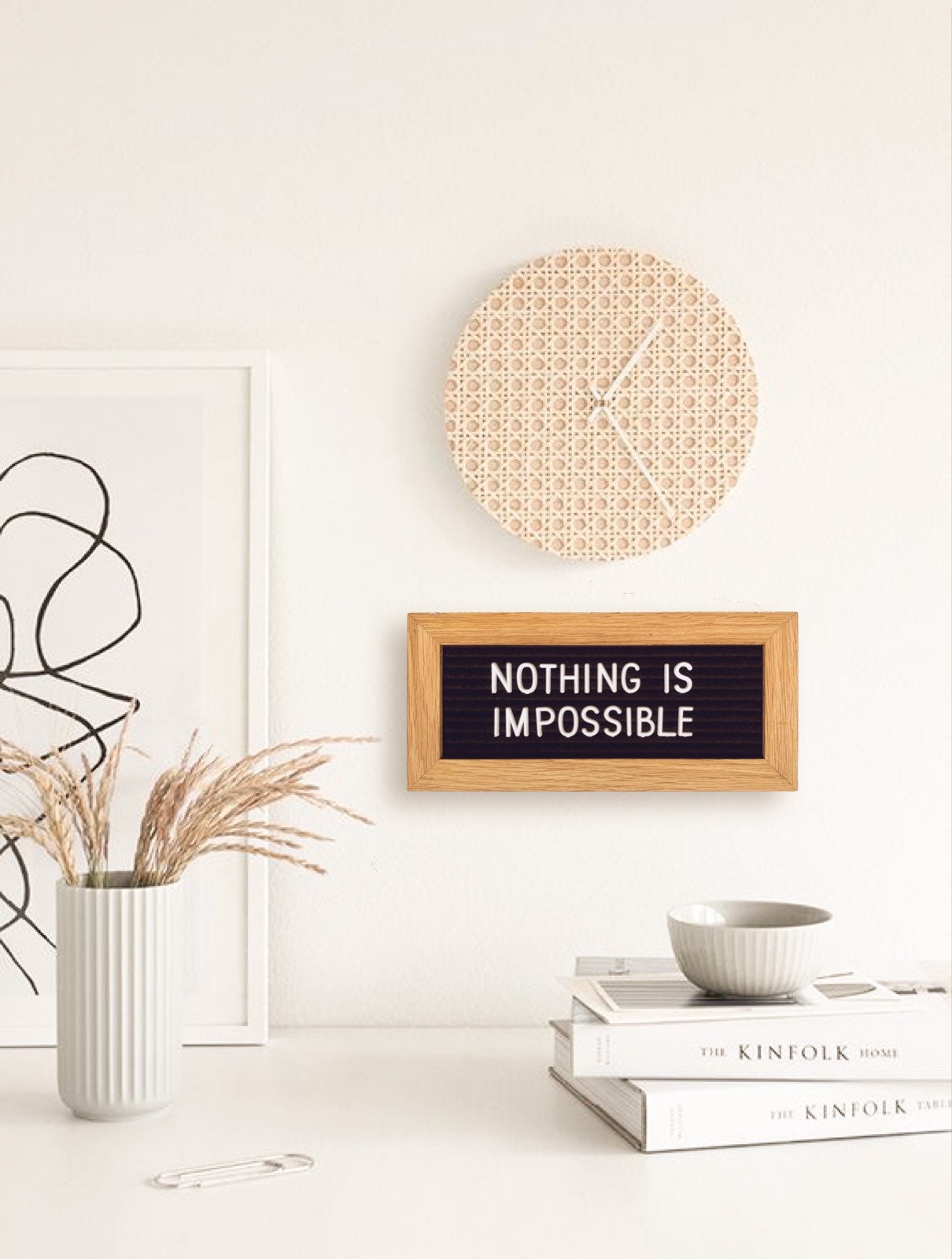 Mini Felt Letter Board Small Letter Board Announcement Etsy