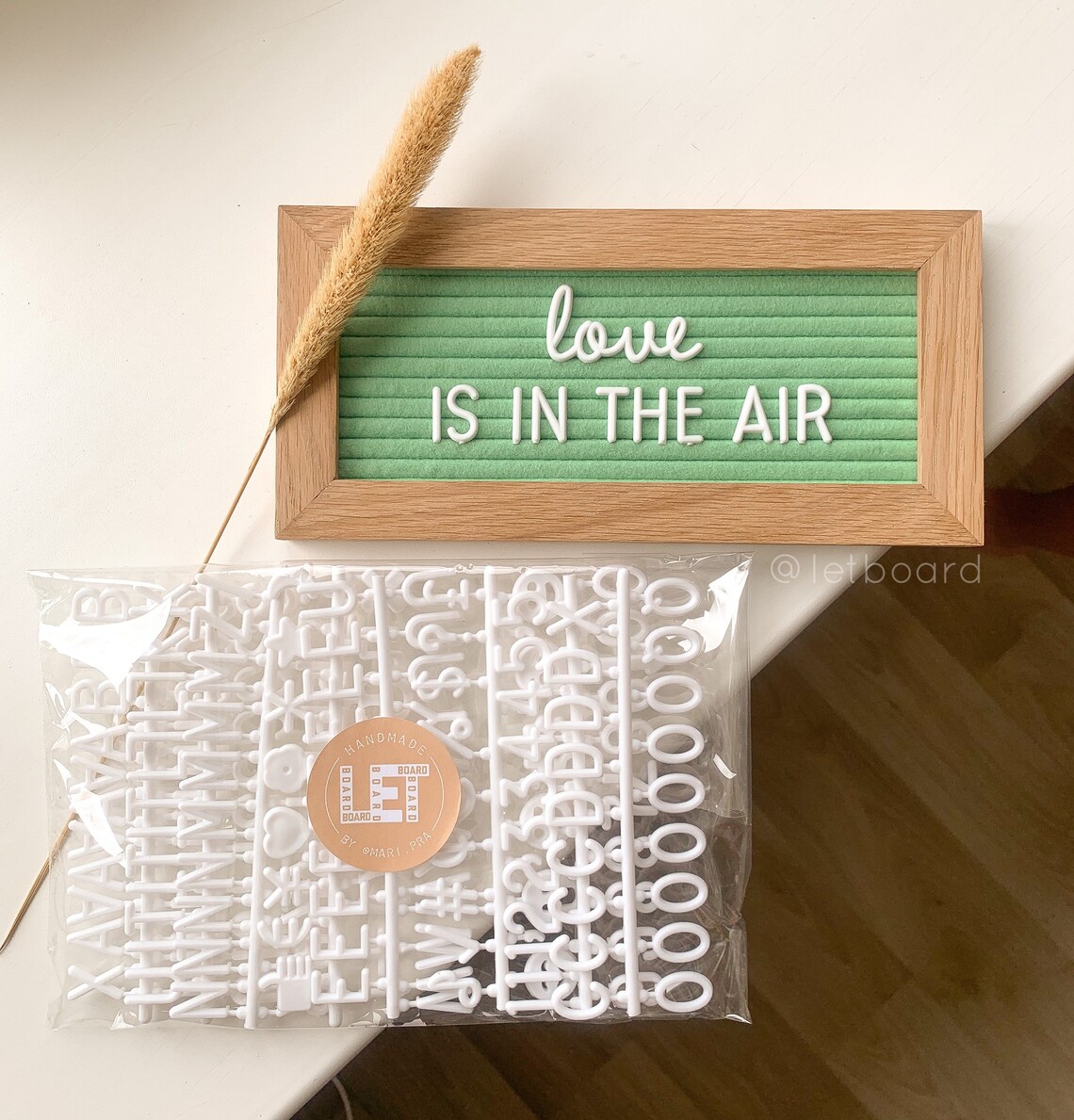 Mini felt letter board small letter board announcement Etsy