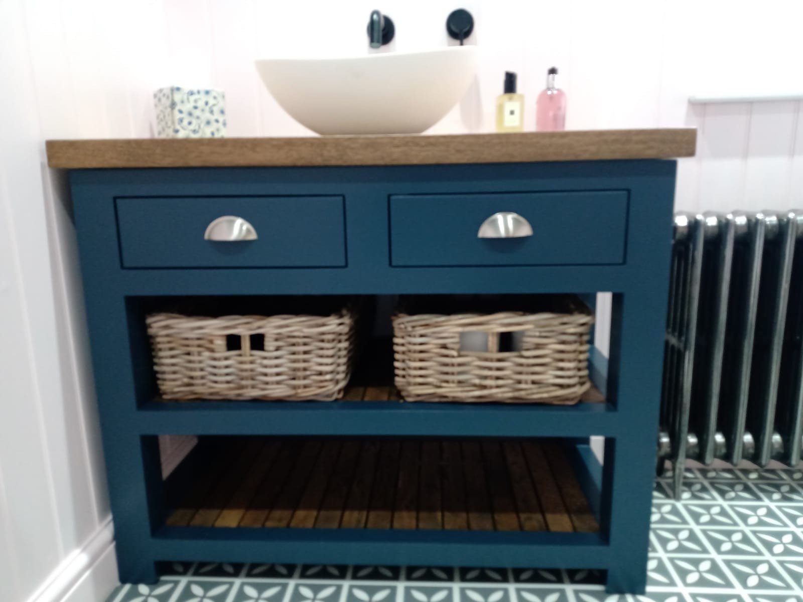 The Monkton Vanity Unit With a Quartz Worktop. Made to Order Etsy UK