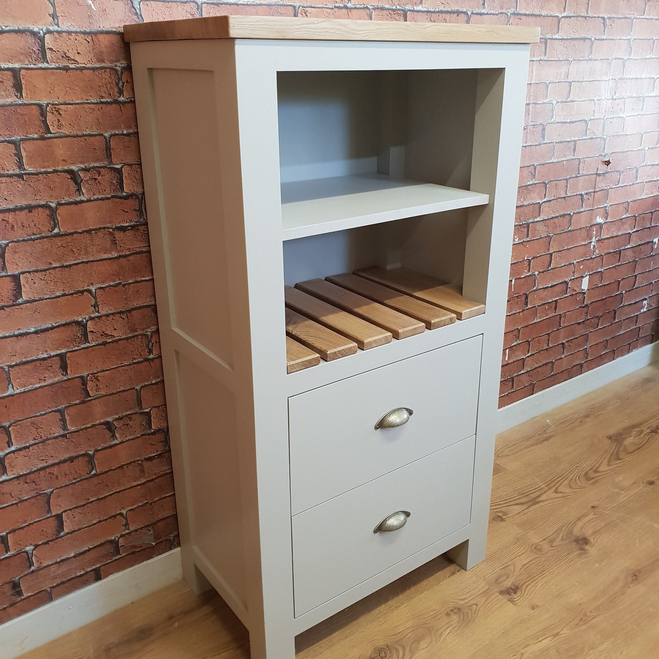 Made To Order Tallboy Cupboard Dresser With Solid Oak Top Etsy