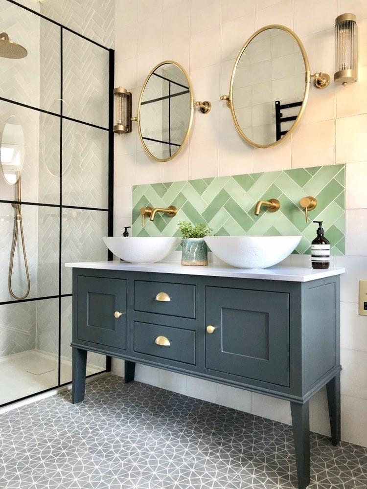 The Hampswaith Vanity Unit. Quartz worktop. Bespoke & Handmade Etsy