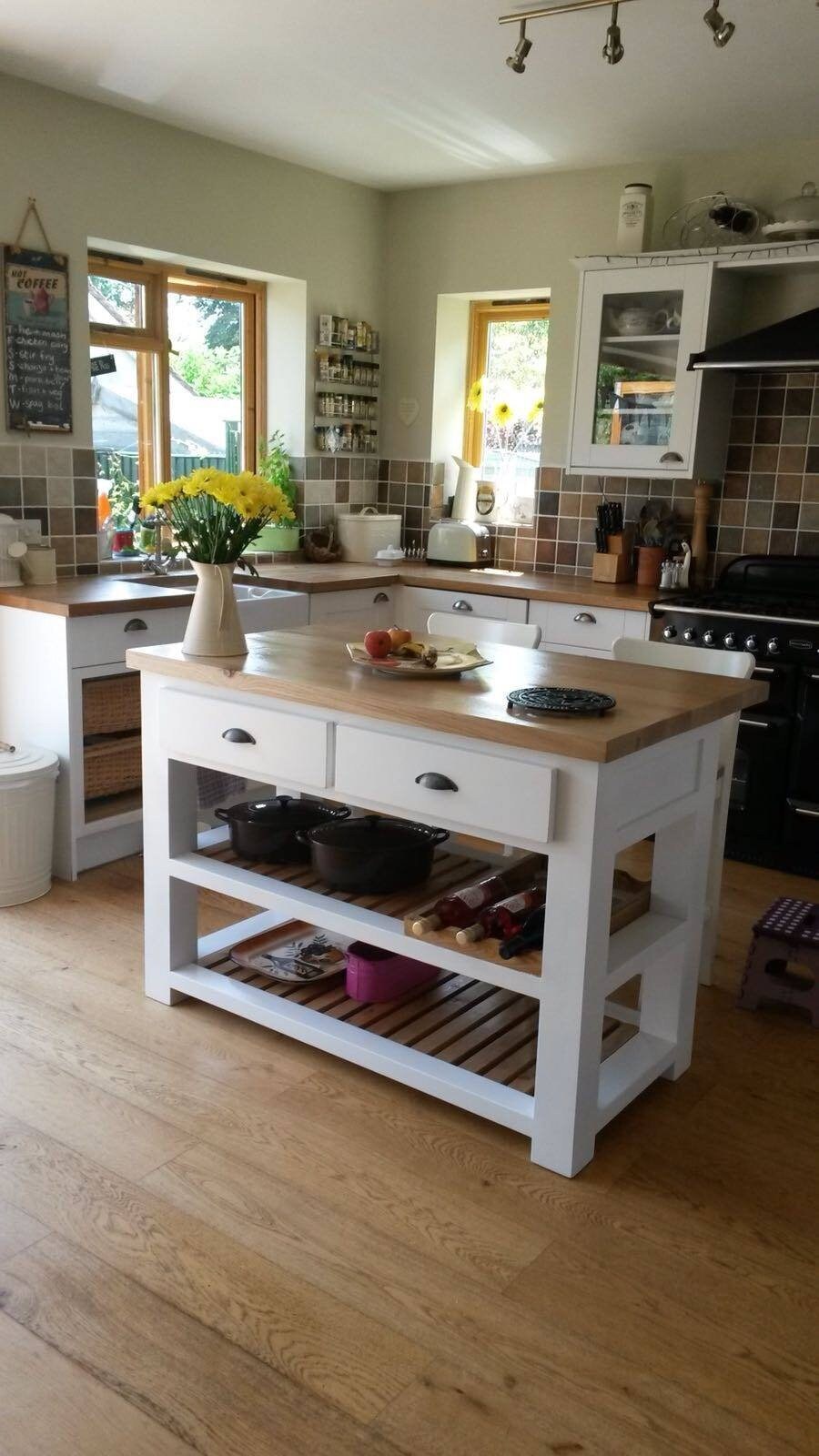 Oak Kitchen Island Worktop Things In The Kitchen