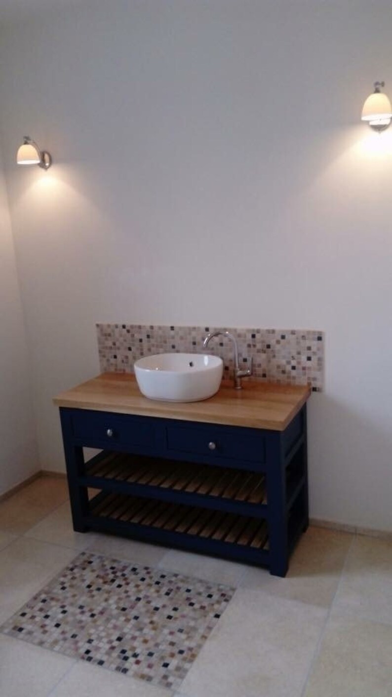 The Monkton Vanity Unit With a Quartz Worktop. Made to Order Etsy UK