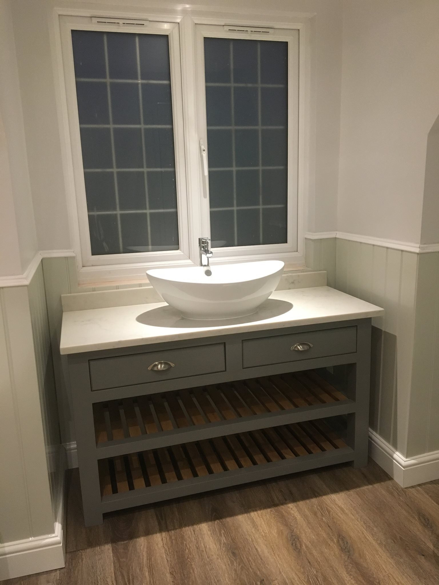 The Monkton Vanity Unit With a Quartz Worktop. Made to Order Etsy UK