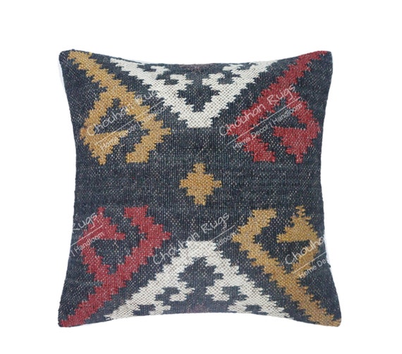 Funda De Cojín Tradicional India Cuadrada Decorativa Para Sala De Estar Otomana Bordada Para El Hogar Reposapies Silla Decoracion Bohemia