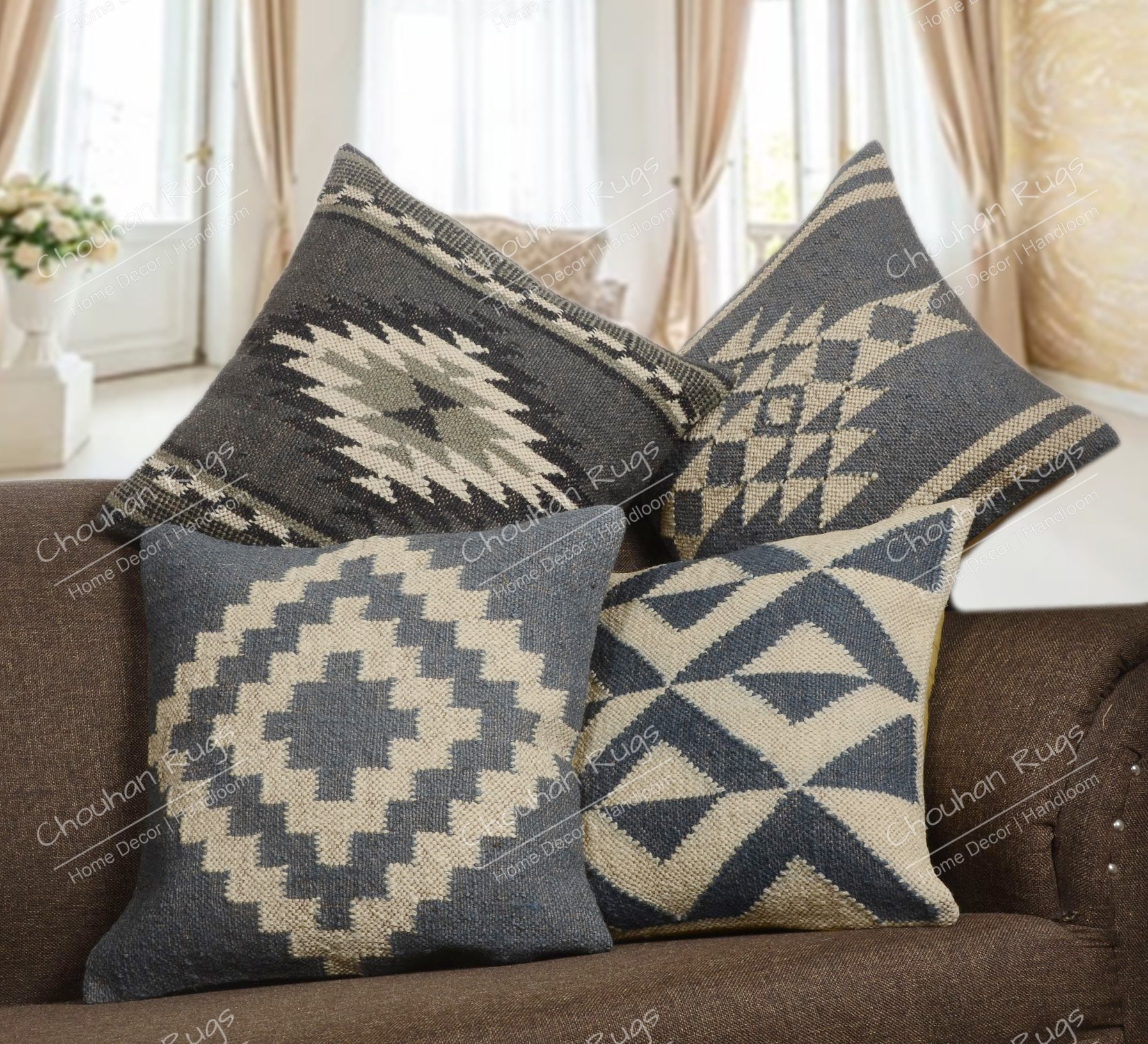 Jute cushion covers hotsell