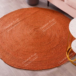 Indian Handmade Every Color Jute Braided Round Rug Doormat Rug Yoga Mat Bohemian Rug Bohemian Rug Turkish Rug Living Room Rug Vintage Rug