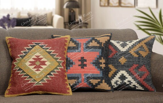 3 Pcs Set of Home Decor Sofa Pillow Cases, Modern Interior