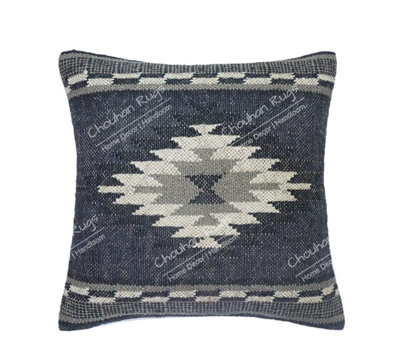Indian Jute Pillow Covers Set of 4 Handcrafted 45x45 Cm Cushion Covers Boho Kilim Patterns for Sofa Decoration Unique Gift for Christmas Etsy Canada