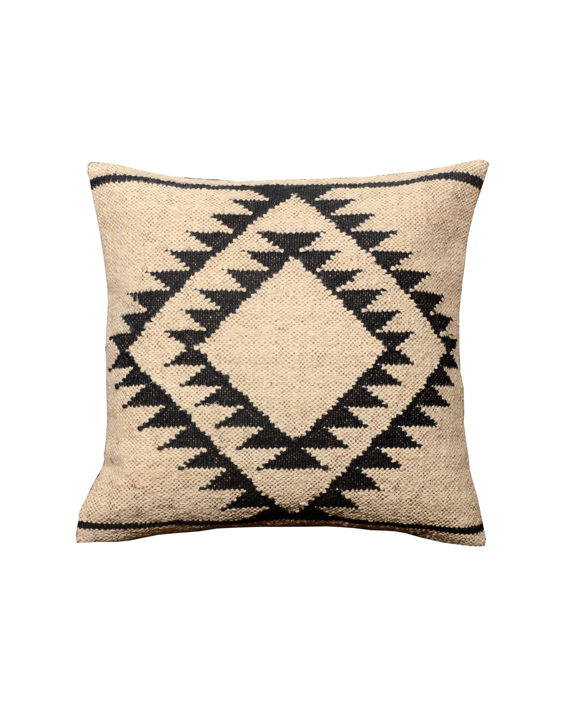 4 Pcs Set jute pillow cover18x18 inches pillow Wool jute Etsy