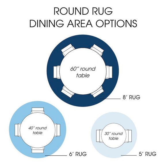 Hand Braided Round Jute Rug Area, How Big Should Round Rug Be Under Table