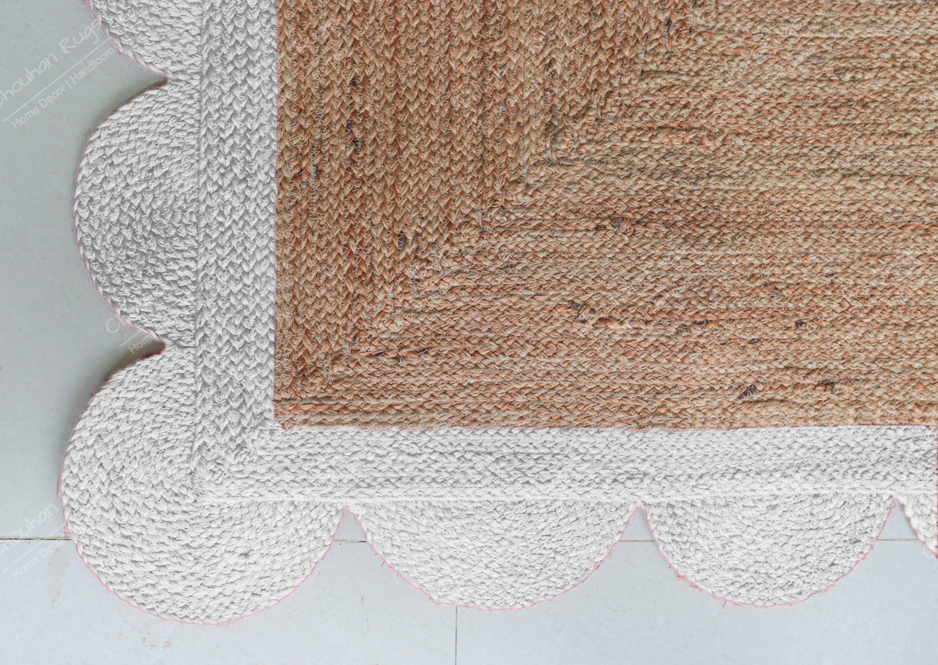 Decorative Jute Rug Round Rug Etsy