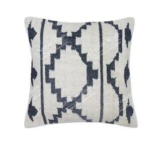 Federa Cuscino Decorativo 45x45 Cm – Tessuto A Mano Iuta Stile Boho, Etnico, India – Solo Copertura