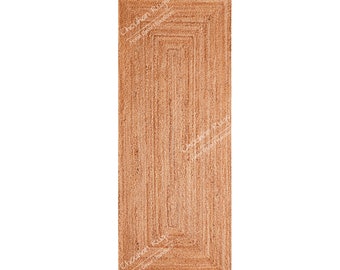Handmade Natural Jute Rug/Runner, Braided Rug, Bohemian Rug, Jute Area Rug, Eco Friendly Rug, Large Rug, Home and Living Room Decor Rug