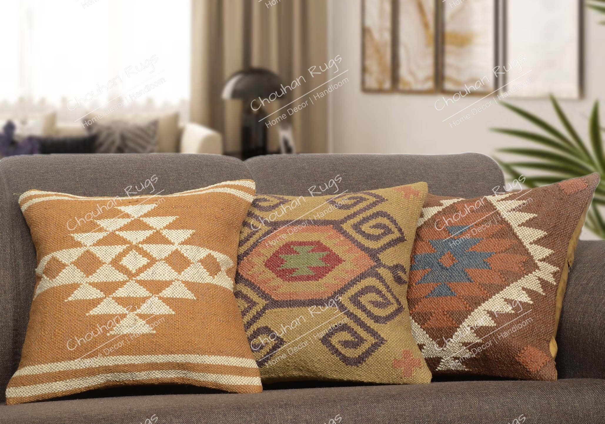 3 Pcs Set of Home Decor Sofa Pillow Cases Modern Interior | Etsy