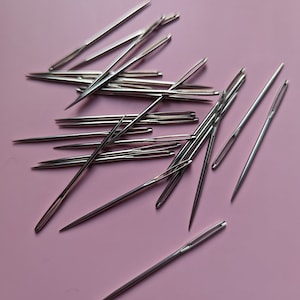 Chunky Thread Needles: Large Eye, Sharp Point (Pack of 3)