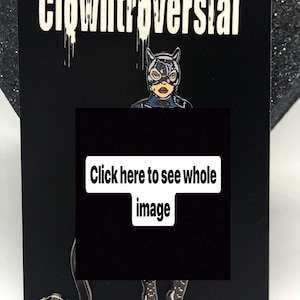 Cat woman pin