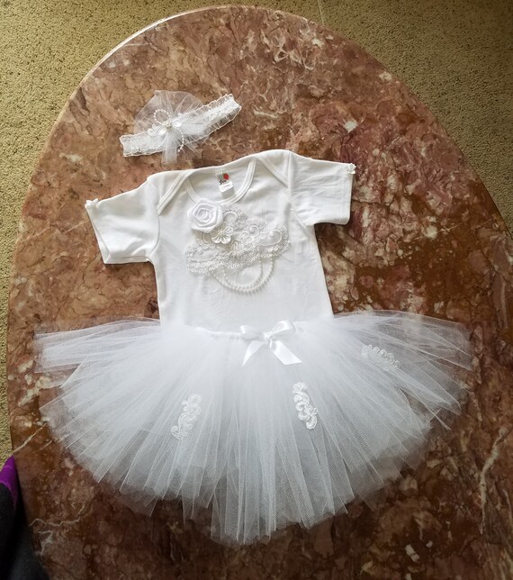 Baptism Baby Girl outfit set After Baptism outfit 3 pcs Etsy