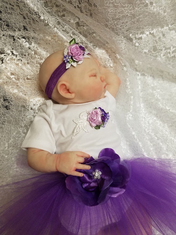 baby girl purple romper