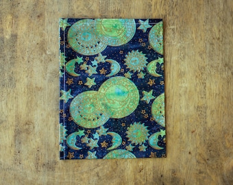 Celestial Tarot Cloth | Handmade Cotton Altar Spread for Divination, Witchy Decor