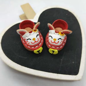 OB11 & Middie Blythe Maneki-Neko 招财猫 Lucky Cat Shoes