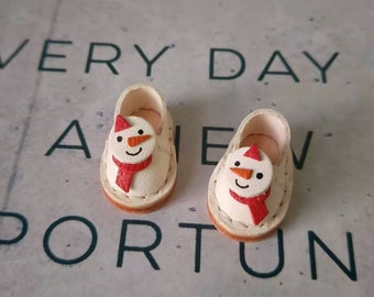 Neo Blythe Snowman Shoes