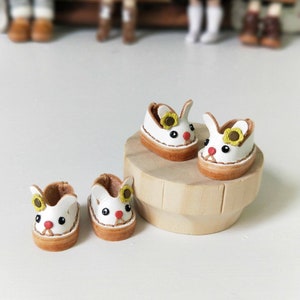 OB11 & Middie Blythe Doll Bunny Shoes