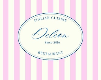 Elegant Italian Cuisine Logo Design