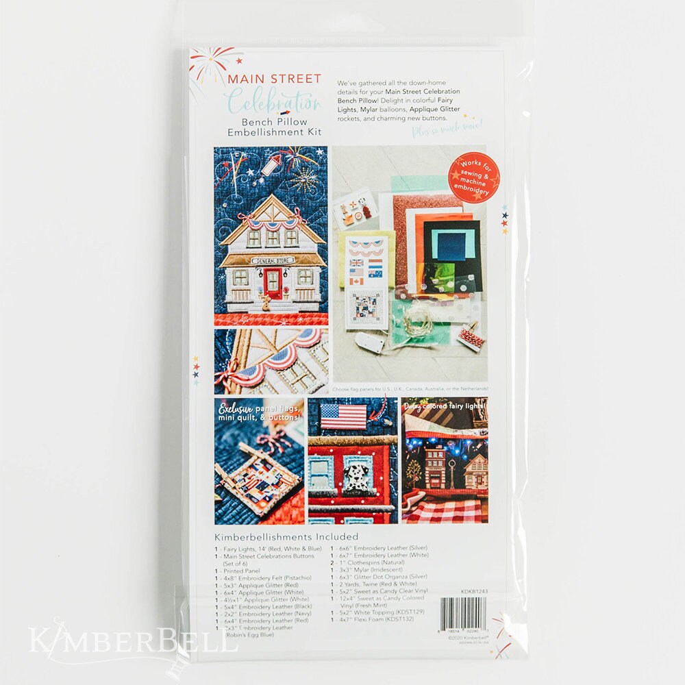 Kimberbell Main St Celebration Embellishment Kit 4th of July Etsy