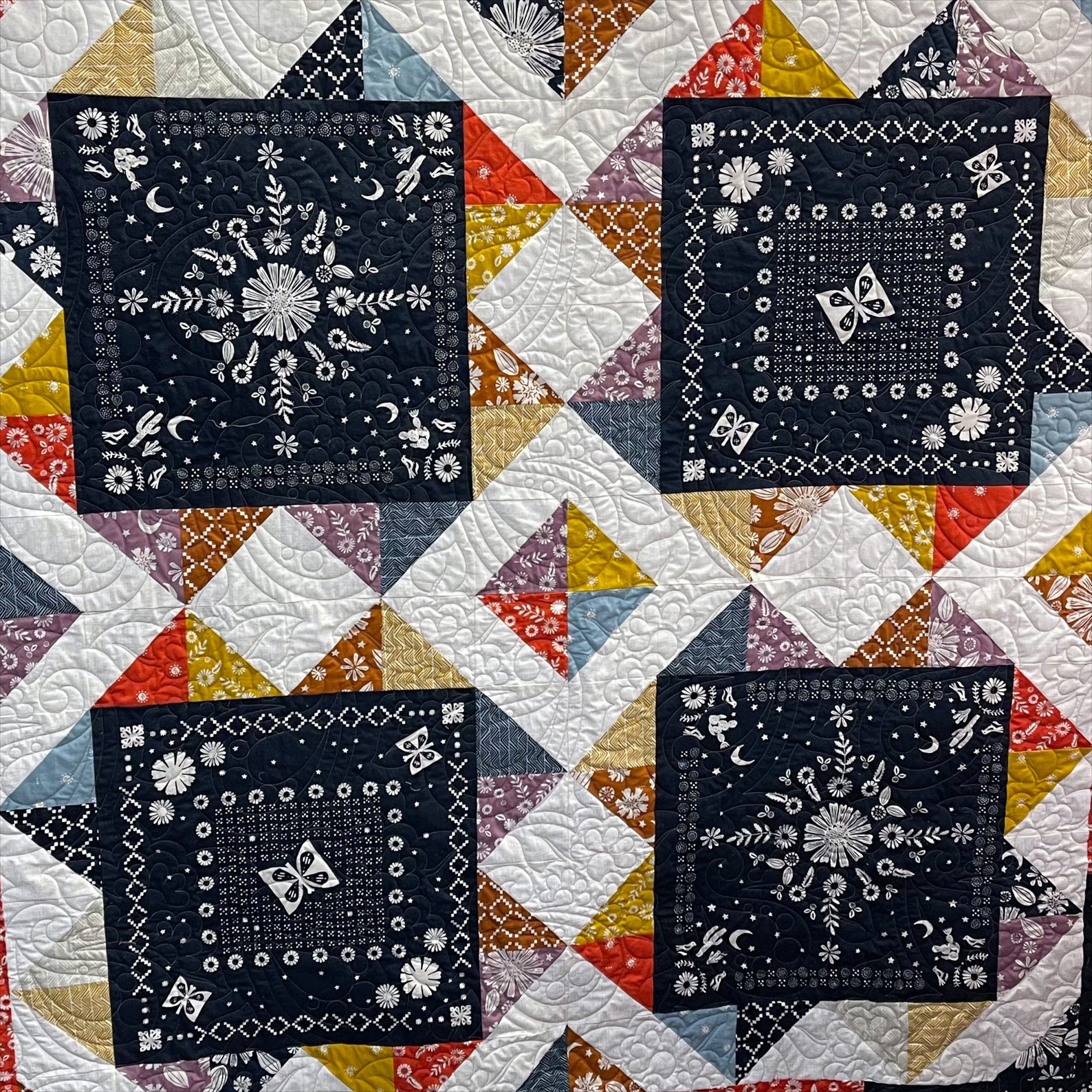 Ruby Star Society Bandana Quilt Kit & Pattern Golden Hour Etsy