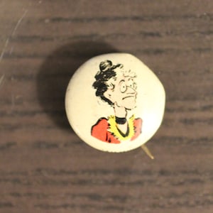 1946 Kellogg's ontbijtgranen PEP back Button Pin - Emmy
