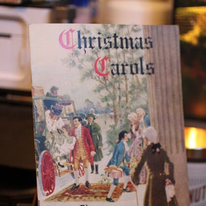 1950s Christmas Carols Sheet Music - Vintage Holiday Songbook