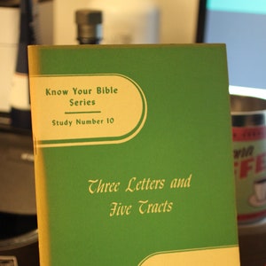 1952 Serie Conozca su Biblia - Estudio Número 10 - Tres cartas y cinco tratados por Roy L. Smith