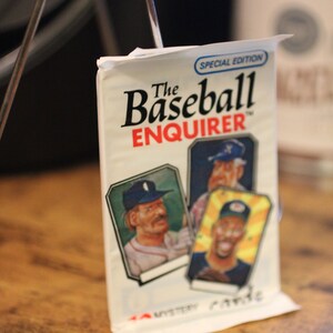 1992 The Baseball Enquirer Special Edition Baseball Cards Unopened Pack - 10 cards per pack - Vintage Baseball Cards