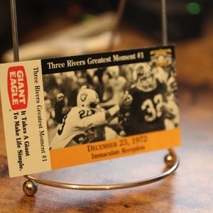Steelers Immaculate Reception Ticket: 2000 Giant Eagle Three Rivers