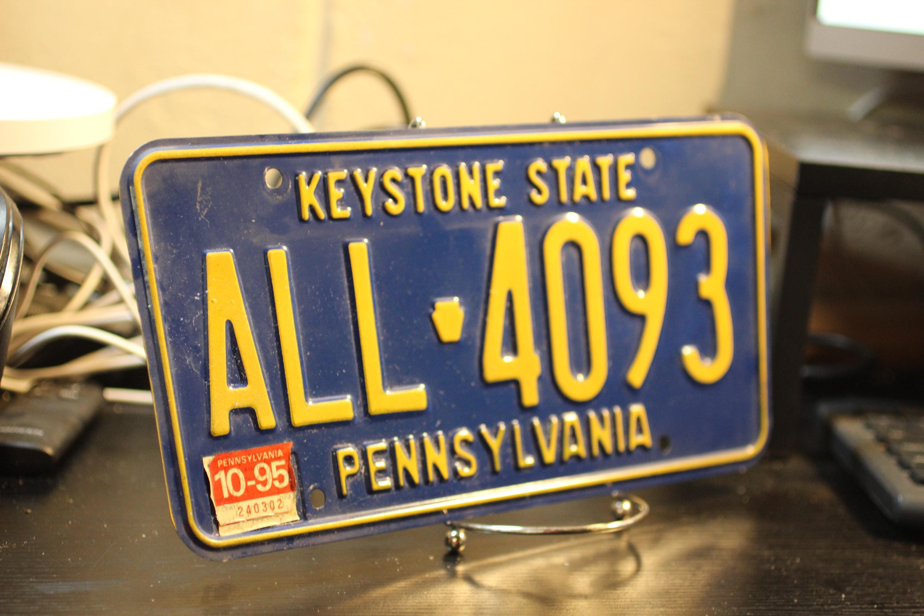 1995 License Plate - Etsy