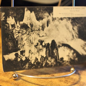 Cartão postal Antique Grottes de la Balme (As Cavernas de La Balme) La Balme-les-Grottes, França, França - Não utilizado
