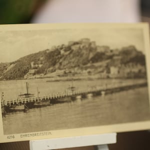 Antique Ehrenbreitstein Fortress, Coblence, Allemagne - Carte postale allemande - Inutilisé