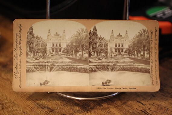 『Vertigo』U2 プロモ盤アナログ2枚セット【Vintage stock】 1900 the Casino, Monte Carlo - Monaco - Keystone View Company