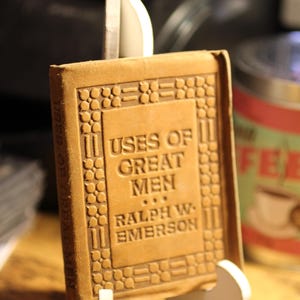 1920s Uses of Great Men by Ralph W. Emerson - Little Leather Library
