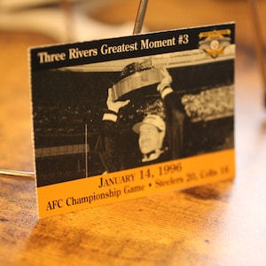 Steelers AFC Championship Ticket: 2000 Giant Eagle Three Rivers
