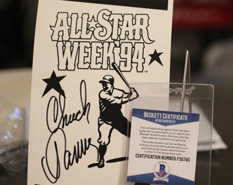 Chuck Tanner autograph - Beckett Authenticated - 1994 MLB All Star Game - Pittsburgh Pirates