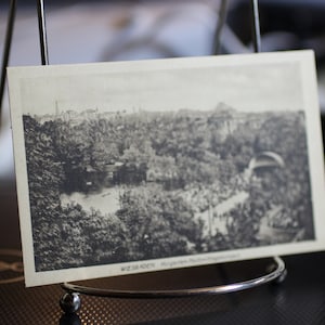 Antique Kurgarten-Nachmittagskonzer, (concert de l'après-midi dans le jardin du spa) Wiesbaden - Carte postale allemande - Inutilisé
