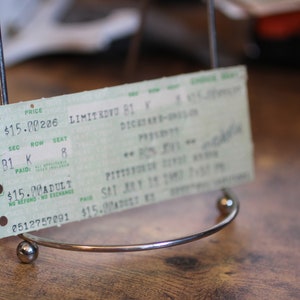 1987 Bon Jovi Slippery When Wet Tour Ticket Stub - 18.Juli 1987 - Civic Arena, Pittsburgh - Cinderella