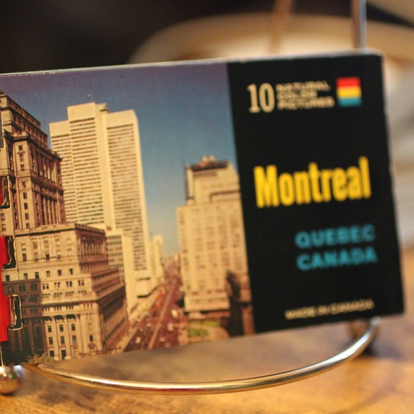 1950s Montreal, Quebec Canada Photo Book - 10 Natural Color Pictures - A Traveltime Production