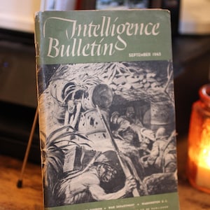 September 1945 War Department Intelligence Bulletin Magazine - World War 2